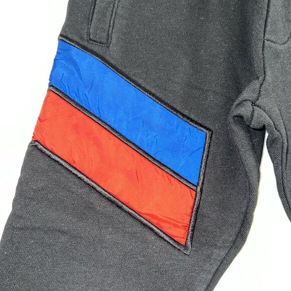 MONCLER BOYS BLACK JOGGER SWEATS 4A - Picture 2 of 15